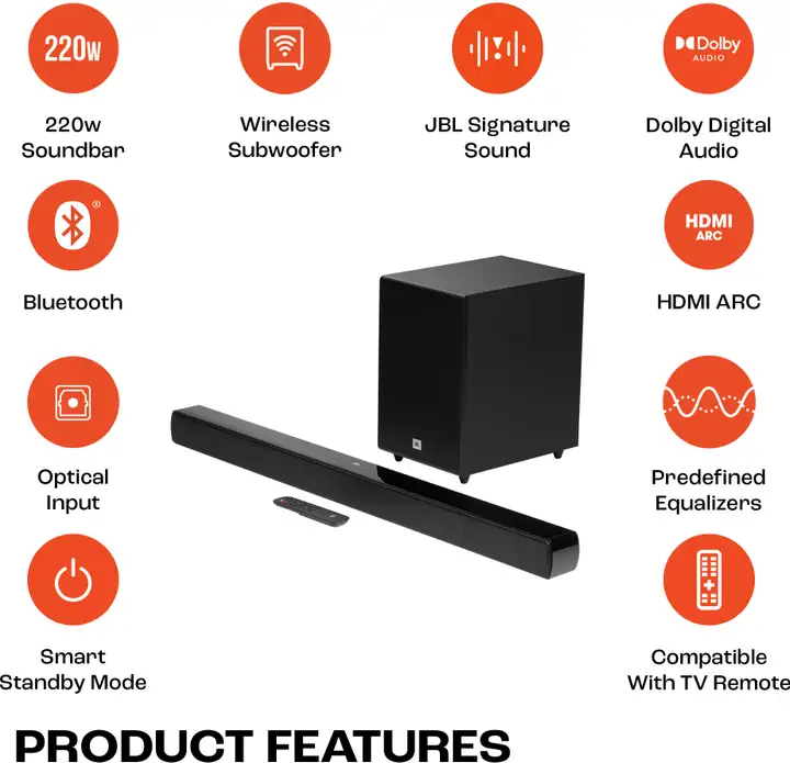 JBL Cinema SB270 Soundbar - Image 2