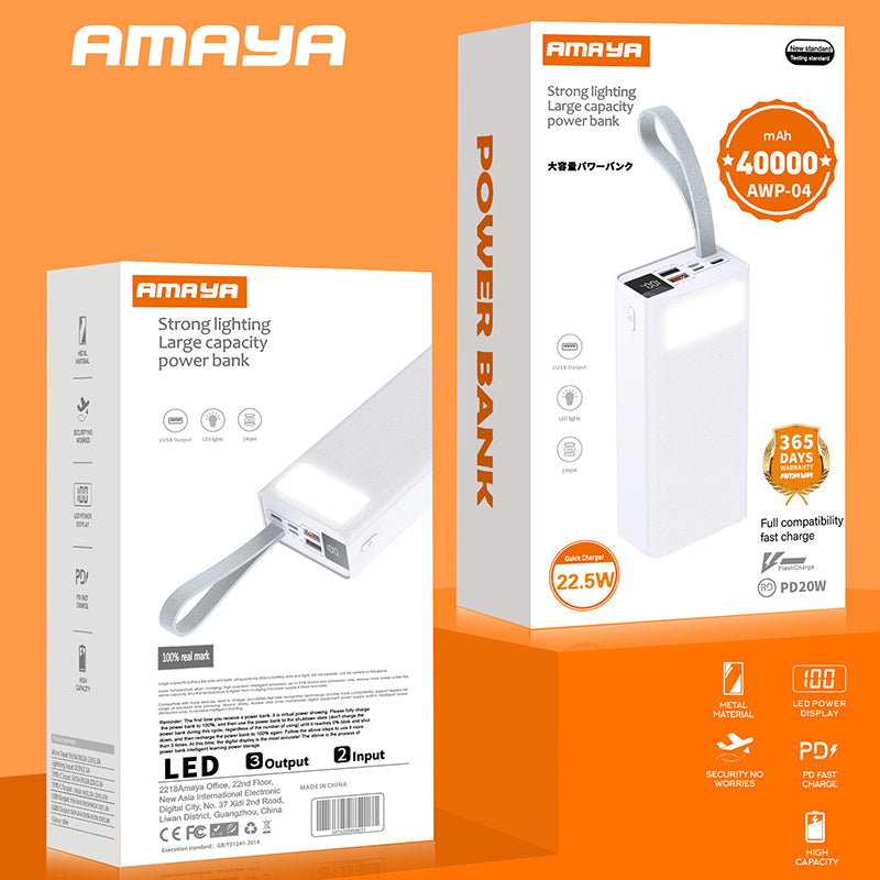 Amaya APW-04 Power Bank 40000mAh 22.5W - Image 7