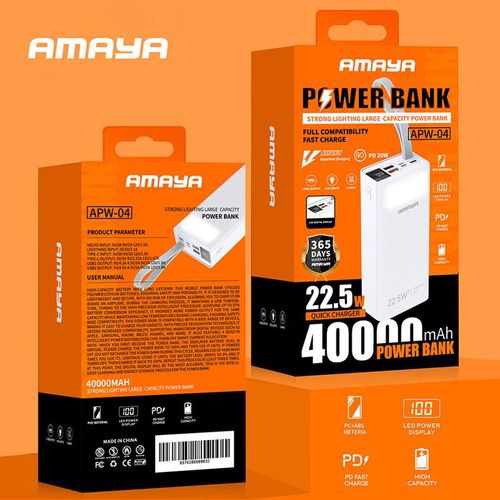 Amaya APW-04 Power Bank 40000mAh 22.5W - Image 2