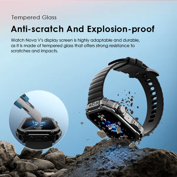 Oraimo Watch Nova V 2.01" HD Video Watch Faces Smart Watch - Image 5