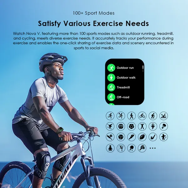 Oraimo Watch Nova V 2.01" HD Video Watch Faces Smart Watch - Image 2