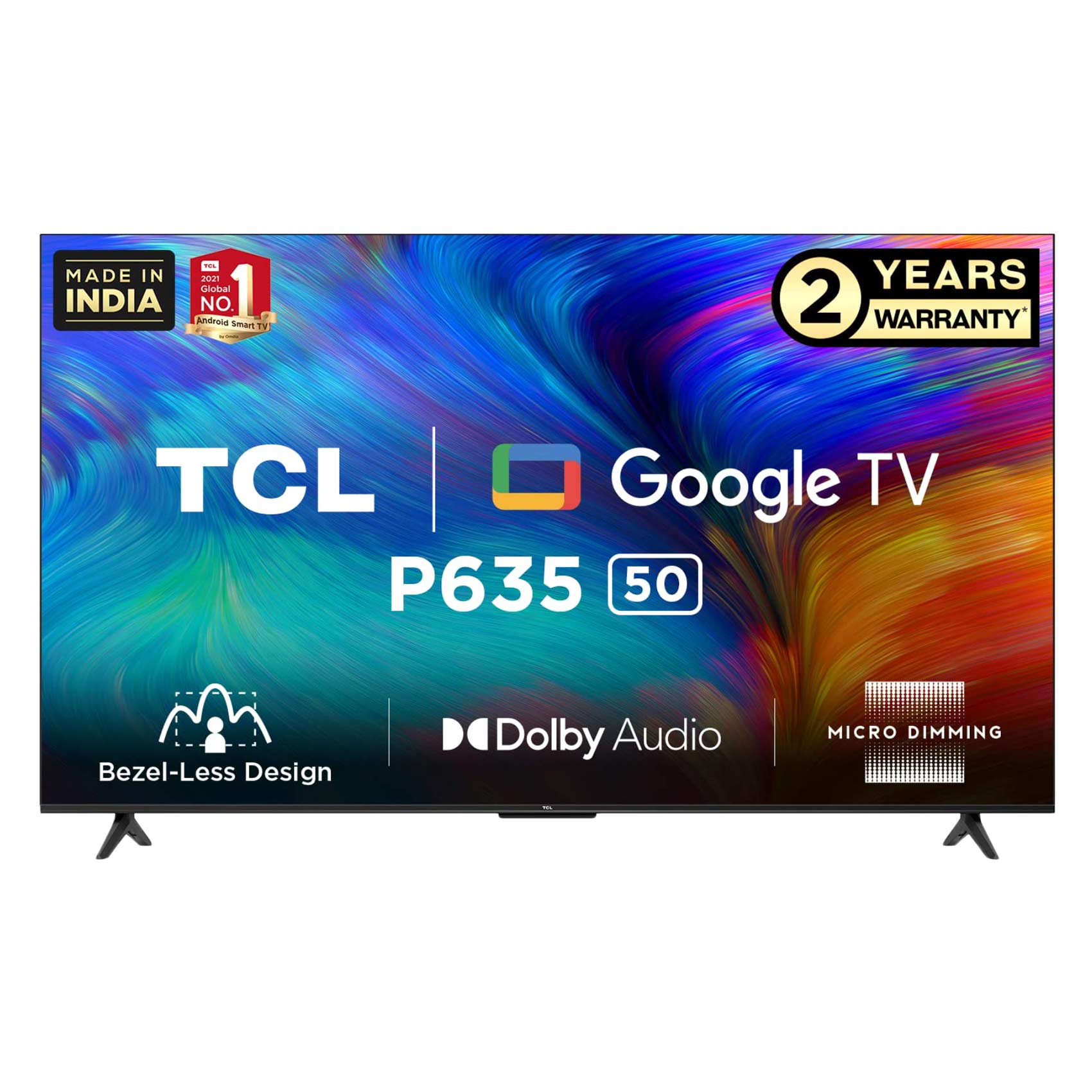 TCL 50P635 50-inch 4K HDR Google TV - Image 2
