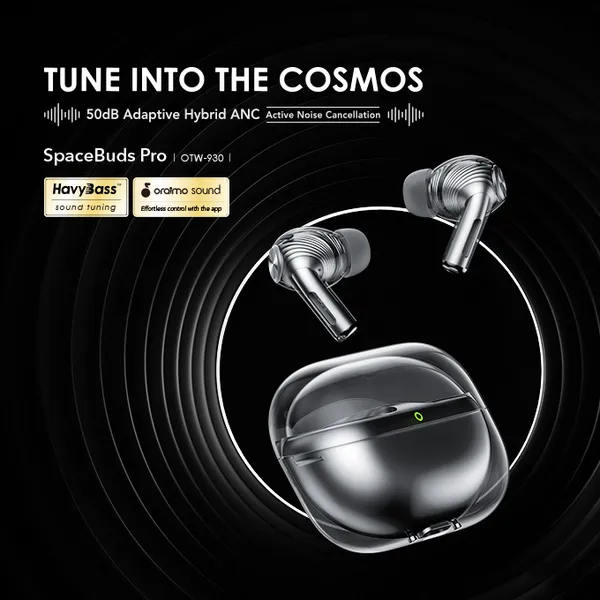 Oraimo SpaceBuds Pro Hybrid ANC True Wireless Earbuds - Image 8