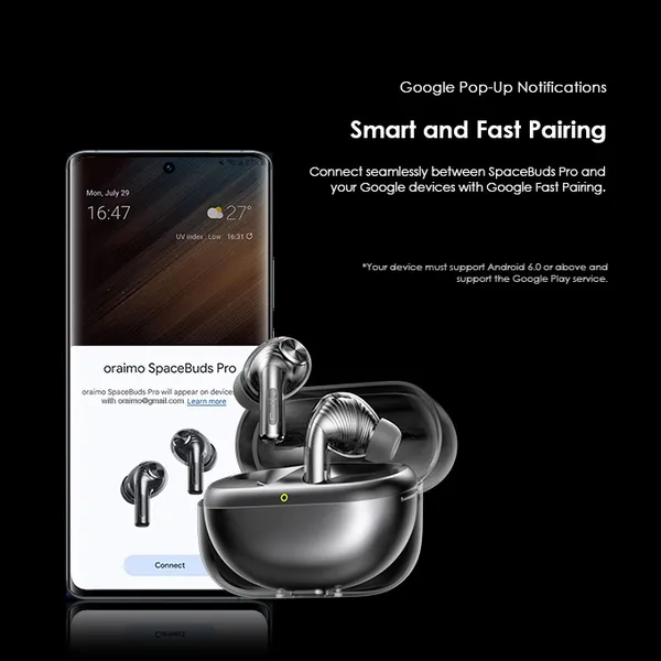 Oraimo SpaceBuds Pro Hybrid ANC True Wireless Earbuds - Image 3