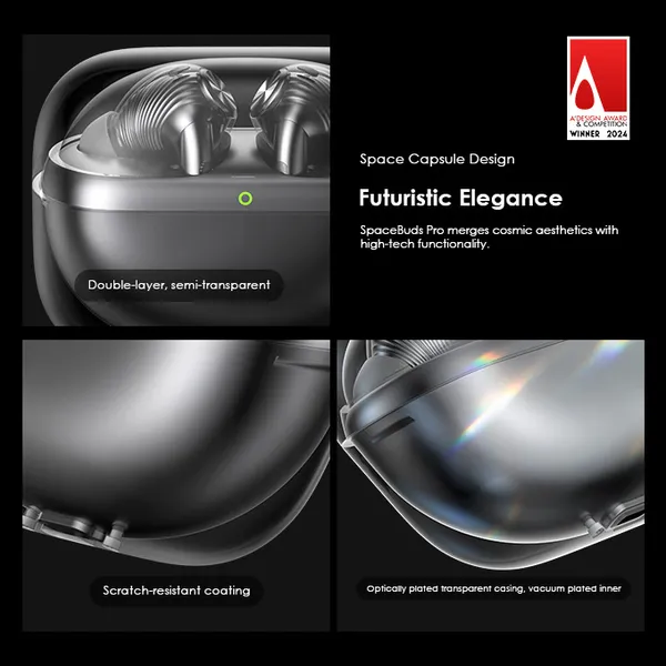 Oraimo SpaceBuds Pro Hybrid ANC True Wireless Earbuds - Image 6