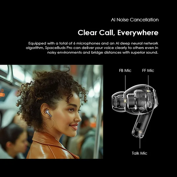 Oraimo SpaceBuds Pro Hybrid ANC True Wireless Earbuds - Image 5